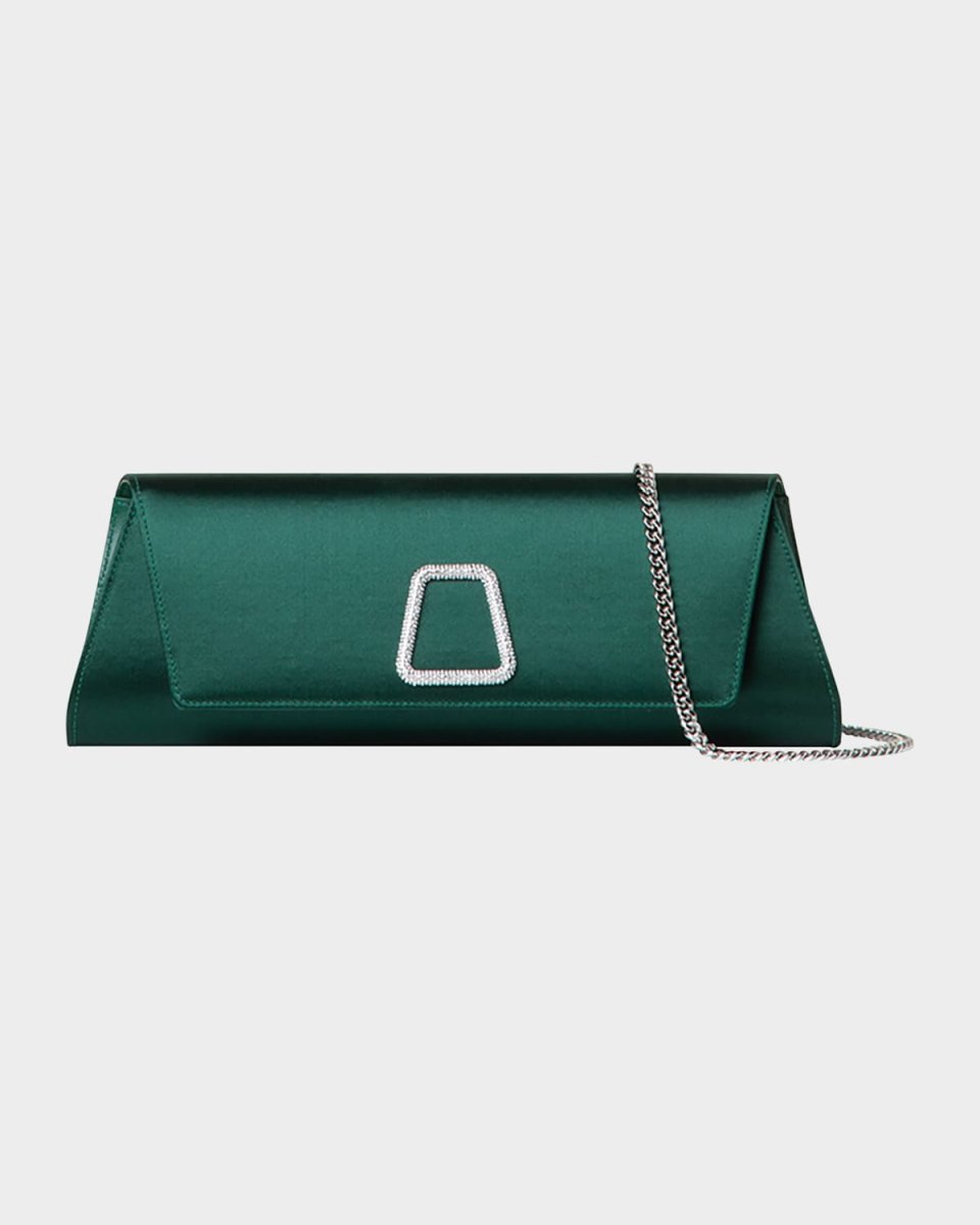 Anouk Small Satin Clutch Bag
